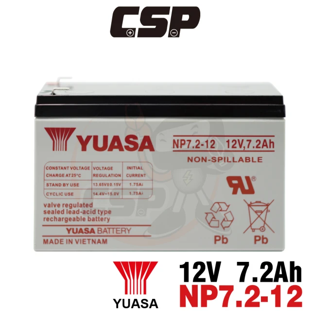 CSP 湯淺YUASA-NPW36-12 x10顆組 密閉式