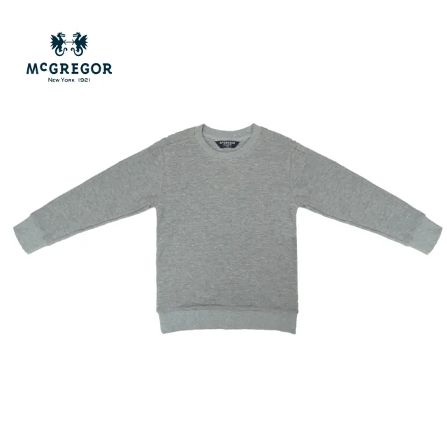 【MCGREGOR 瑪格麗格】網眼組織凸版印花圓領T恤-男童款(236709)