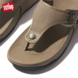 【FitFlop】TRAKK II MENS BUCKLE CANVAS TOE-POST SANDALS扣環帆布造型夾腳涼鞋-男(灰褐色)