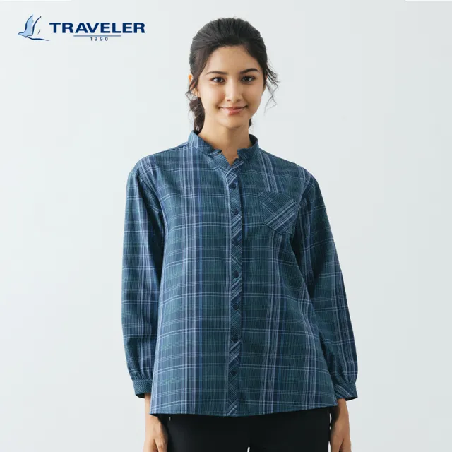 【TRAVELER 旅行者】女款THERMOTECH吸排抗UV保暖襯衫＿232TR713(THERMOTECH／吸排／抗UV／保暖襯衫)