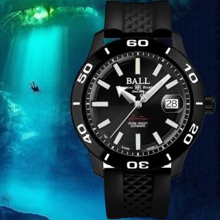 【BALL 波爾】官方授權 Fireman NECC II 經典300米防水機械腕錶(DM3090A-P10J-BK-42mm)