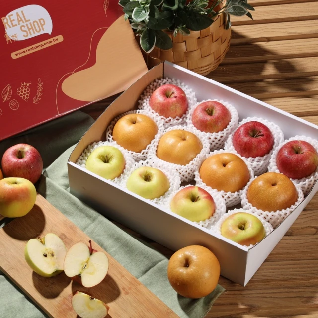 享吃鮮果 日本TOKI 水蜜桃蘋果40粒頭6顆X2盒(6顆/