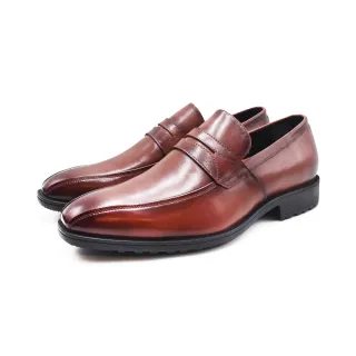 【PQ】男 雙線車縫樂福鞋 男鞋(刷棕)