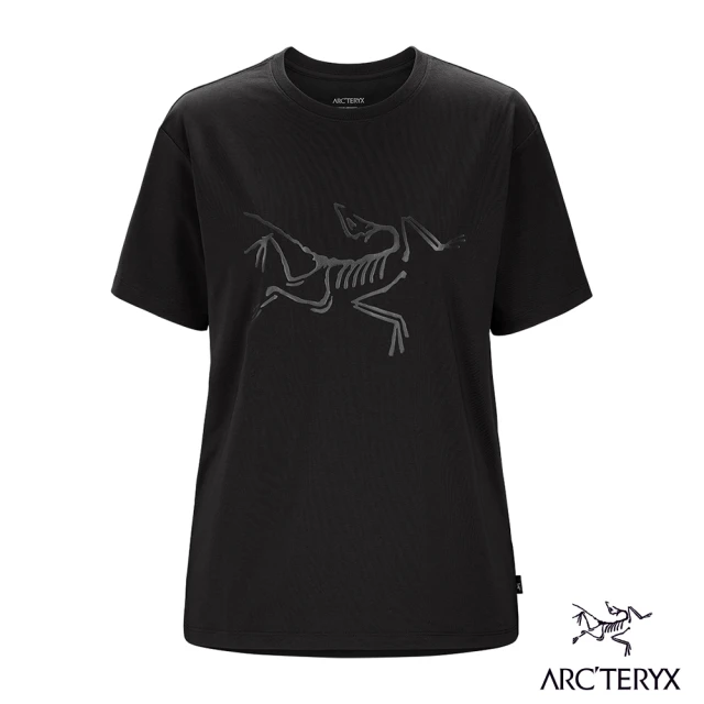 Arcteryx 始祖鳥Arcteryx 始祖鳥 女 Arc Logo 短袖休閒Tee(黑)