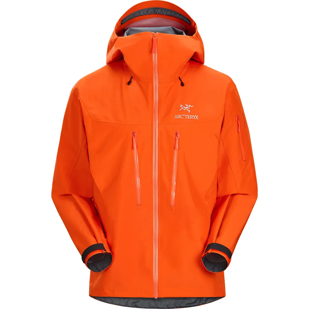 【Arcteryx 始祖鳥官方直營】男 Alpha SV 防水外套(非凡橘)