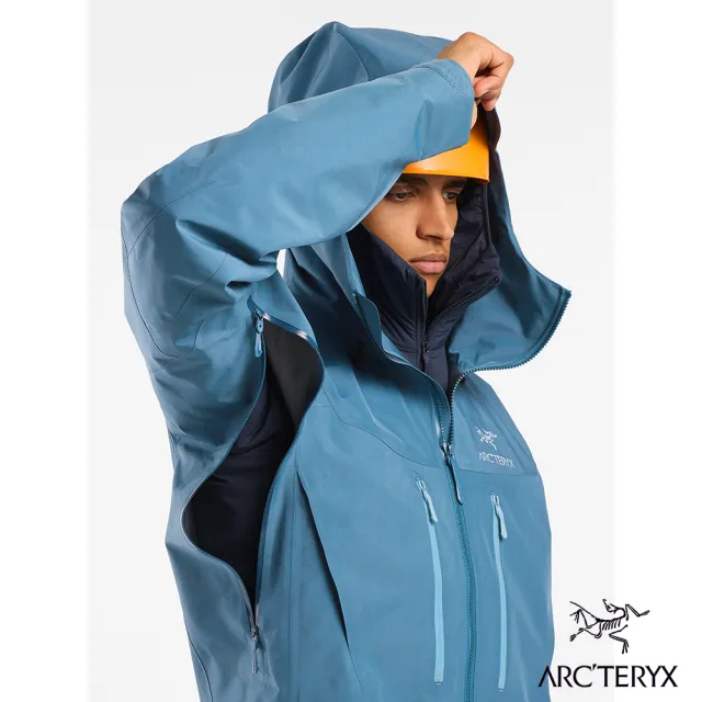 【Arcteryx 始祖鳥官方直營】男 Alpha SV 防水外套(寧靜綠)