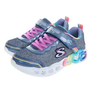 【SKECHERS】女童系列 燈鞋 INFINITE HEART LIGHTS(303751LNVMT)