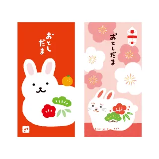 【台隆手創館】兔子日式紅包袋-3枚入(9x18cm)