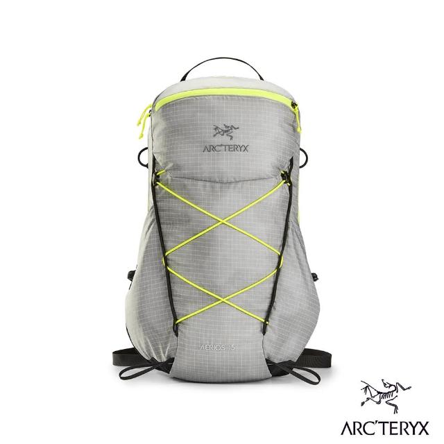 【Arcteryx 始祖鳥官方直營】男 Aerios 15L 輕量登山背包(像素灰/音速綠)