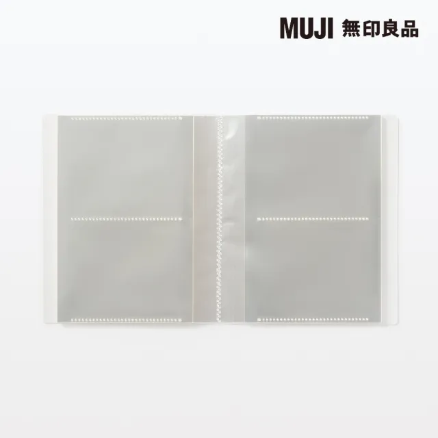 【MUJI 無印良品】聚丙烯高透明相本/3×5吋.2段.136張用