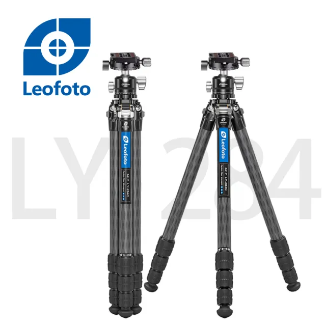 【Leofoto 徠圖】LY284C+LH30R氫氣系列4節碳纖維三腳架(含雲台][彩宣總代理)