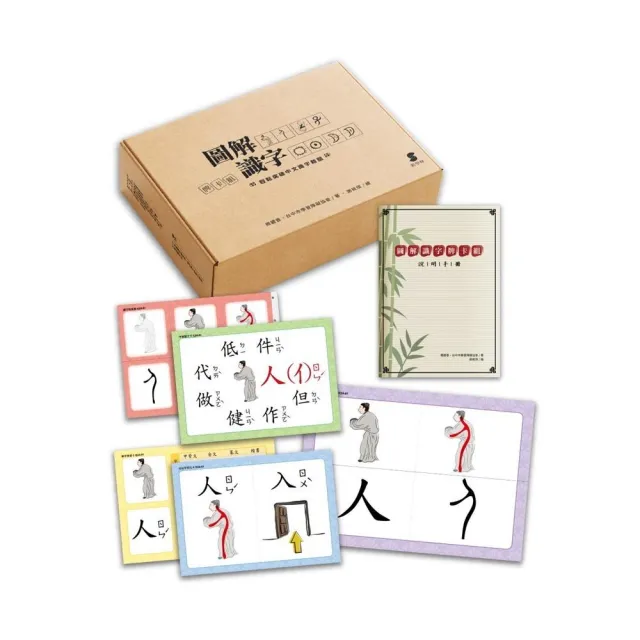 圖解識字牌卡組：輕鬆突破中文識字難關