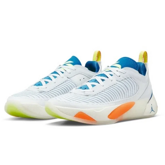 NIKE 耐吉 Jordan Luka1 實戰籃球鞋 Next Nature 白藍橘配色DR9829-074(Luka、籃球鞋、DR9829-074)