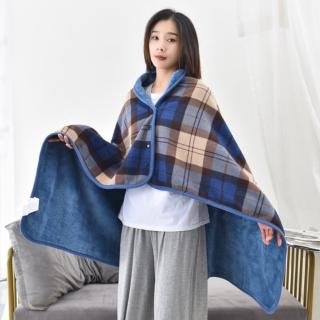 【Amirr 艾米爾】★按扣法蘭絨披肩毯(斗篷/蓋毯/懶人毯)