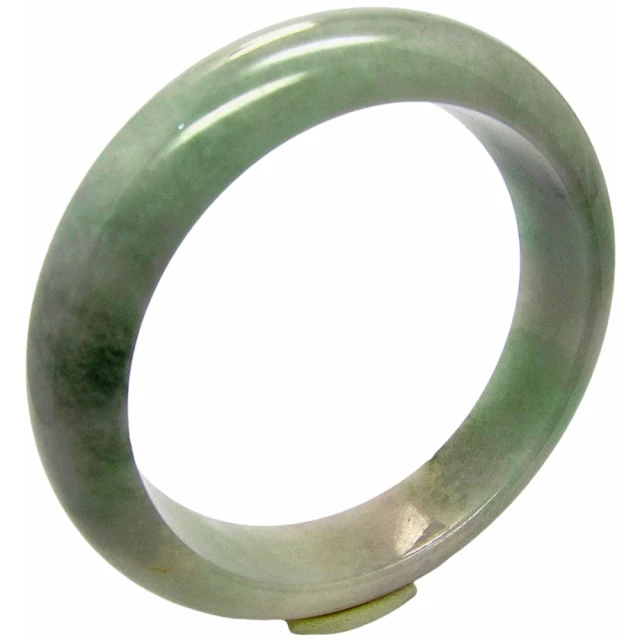 小樂珠寶 翡翠手鐲厚潤紫果綠天然A貨玉鐲(手圍17.8號 內徑56mm V705)