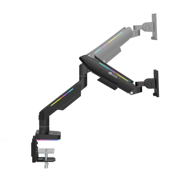 【Raymii 瑞米】VADER系列 LS61-M1 鋁合金氣壓式電競螢幕支架-黑
