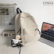 【CPMAX】日系簡約鴨鴨情侶背包(學生包 可裝14吋筆電 休閒背包 學生書包 中性 男女均可 氣墊背帶 O171)