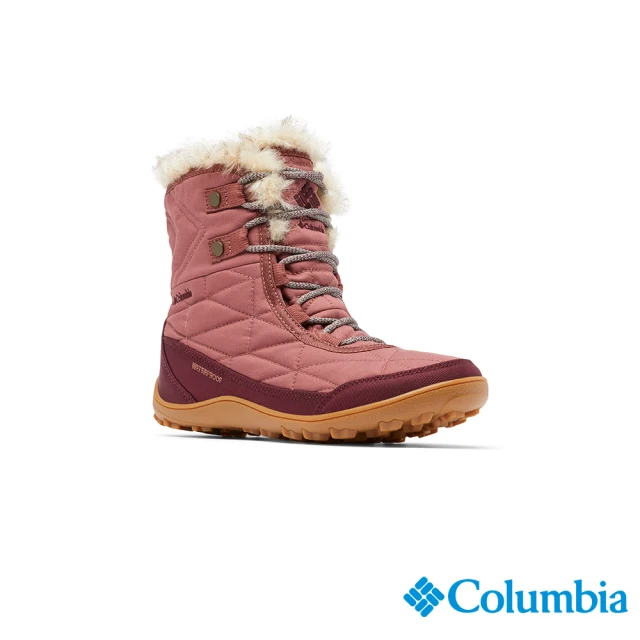 Columbia 哥倫比亞Columbia 哥倫比亞 女款-MINX™Omni-Tech鋁點蓄熱防水高筒雪靴-甜菜根紅(UBL59610IU/HF)