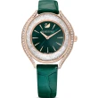 【SWAROVSKI 施華洛世奇】Crystalline Aura優雅風采時尚腕錶(5644078 綠)