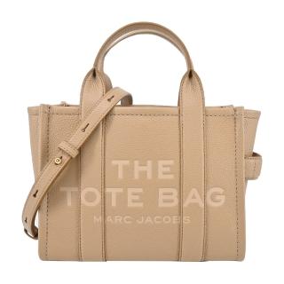 【MARC JACOBS 馬克賈伯】THE LEATHER MINI TOTE 皮革兩用托特包(迷你/駝)
