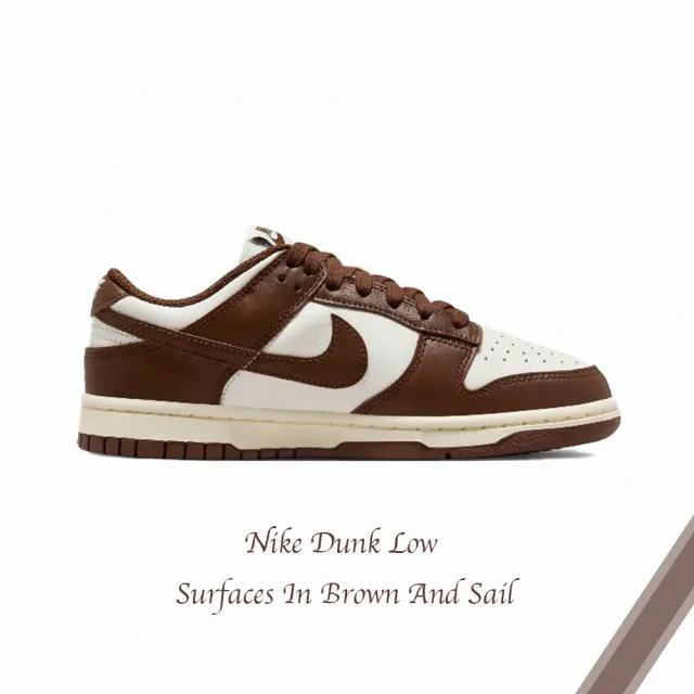 【NIKE 耐吉】Nike Dunk Low Brown and Sail 復古 白棕 摩卡可可 女鞋 休閒鞋 DD1503-124