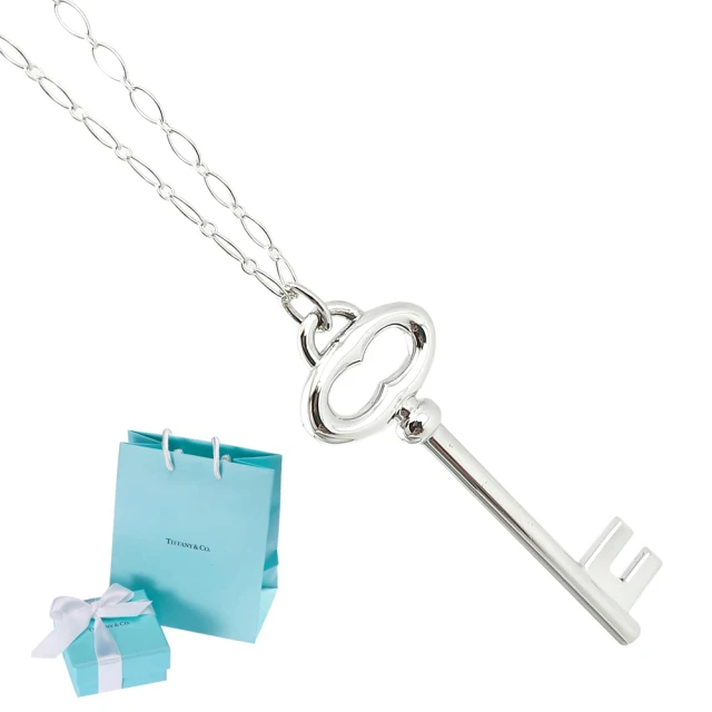 Tiffany&Co. 蒂芙尼Tiffany&Co. 蒂芙尼 925純銀-KEY長鑰匙墜飾長版圈型項鍊