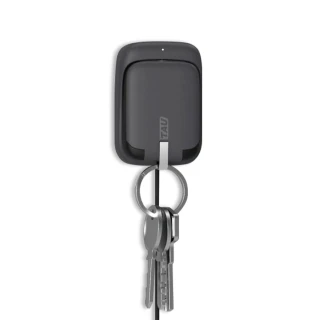 【瑞士TAU】世界最小的三合一磁吸式鑰匙圈行動電源_霧忍黑(自帶三種USB規格線)