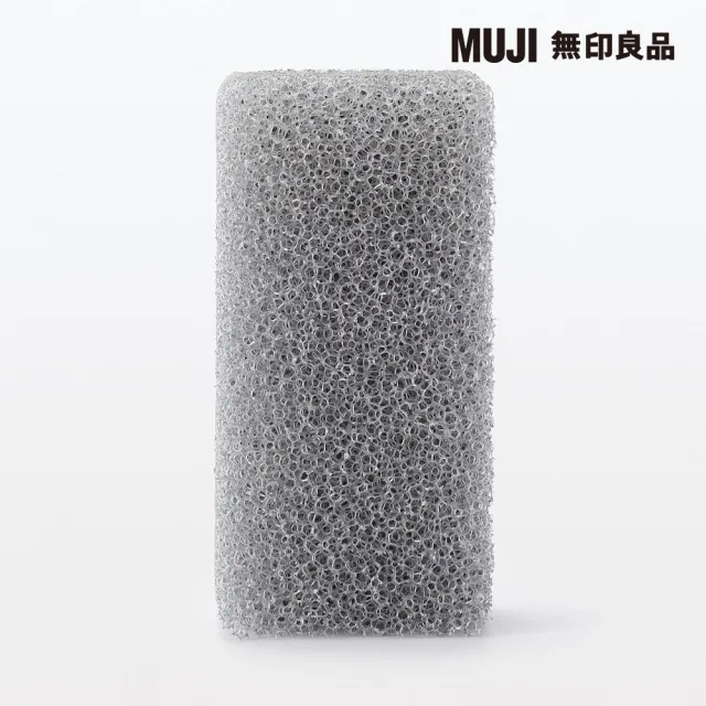 【MUJI 無印良品】聚氨酯三層海綿/3入/灰 約寬6*深12*高3.5cm