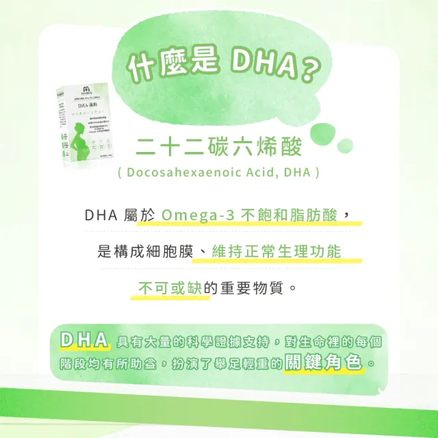 【MIHONG米鴻生醫】DHA藻粉添加藻粉3盒(60顆 /盒 植型DHA - 蔬食好孕媽咪系列 - 孕中孕後期適用)