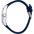 【MASERATI 瑪莎拉蒂】愛時 Attrazione 湛藍網格錶帶日期顯示矽膠腕錶 R8851151005(網格造型錶帶設計)