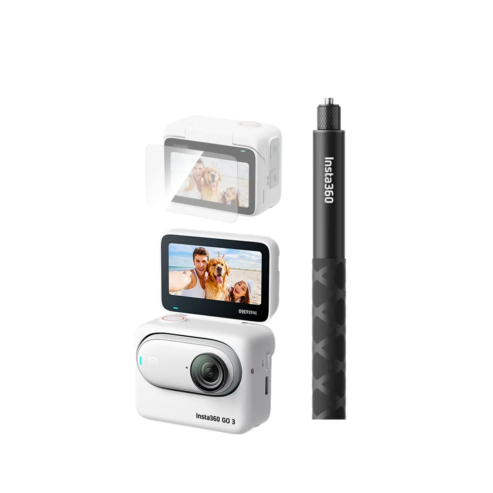 【Insta360】GO 3 拇指防抖相機 128G版本 螢幕保護自拍組 公司貨