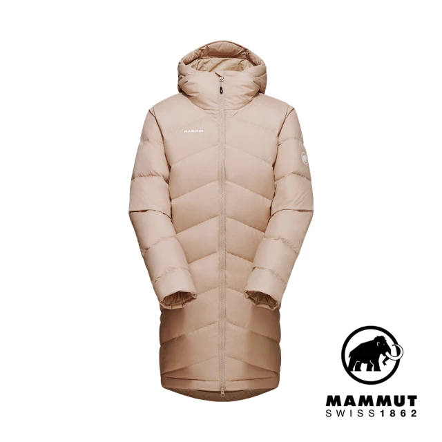 Mammut 長毛象Mammut 長毛象 Fedoz IN Hooded Parka Women 時尚長版羽絨連帽大衣外套 薩凡納褐 女款 #1013-02090