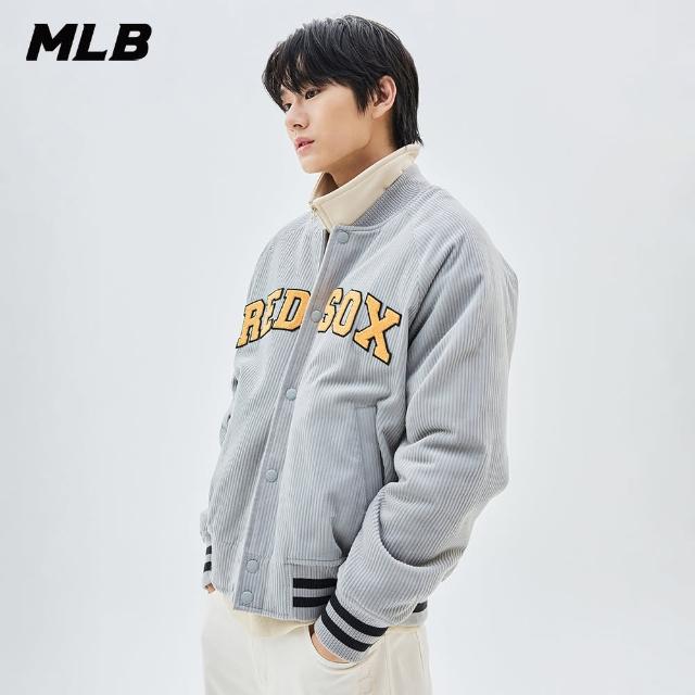 【MLB】燈芯絨棒球外套 Varsity系列 波士頓紅襪隊(3AJPV1334-43GRL)