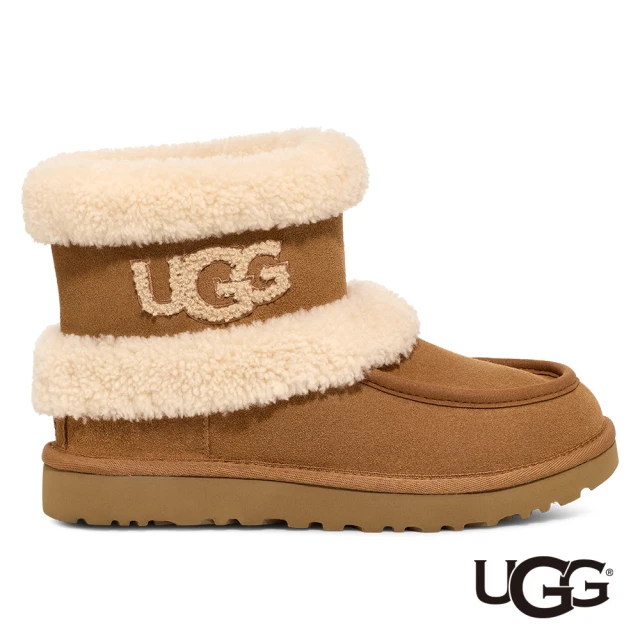 UGG 女鞋/靴子/女靴/雪靴/Ultra Mini UGG Fluff(栗子棕-UG1145410CHE)