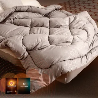 【田中保暖試驗所】熱循環石墨烯天然羊毛被 雙人6x7尺 台灣製 石墨烯羊毛被 冬被(冬夜速暖發熱被)