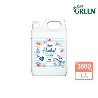 【Green 綠的】植物抗菌潔手慕斯加侖桶-水族樂園3800ml(洗手慕斯)