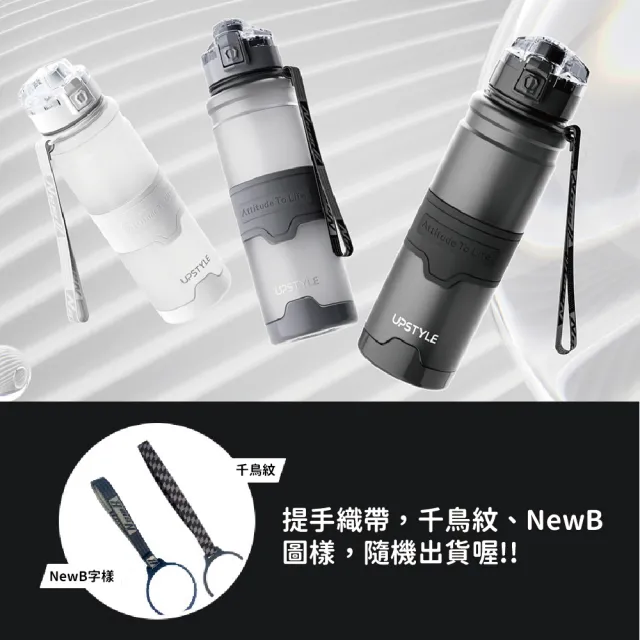 【Upstyle】美國進口TRITAN 1500ML 2入組 運動水壺 直飲水壺(防摔水壺 運動水杯 水壺 健身壺)
