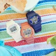 【CASIO 卡西歐】BABY-G 迷人花卉 復古懷舊流行色彩經典電子錶 粉橘色 BGD-565RP-4_37.9mm