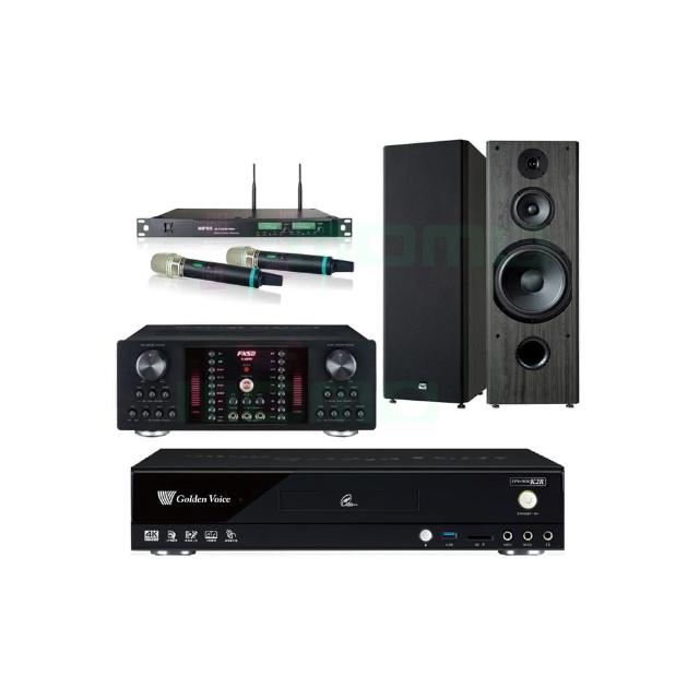【金嗓】CPX-900 K2R+FNSD A-480N+ACT-8299PRO++OK-901B(4TB點歌機+擴大機+無線麥克風+喇叭)