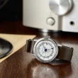 【SEIKO 精工】Presage 製錶110週年限量60年代復刻GMT機械男錶-銀x咖啡/40.8mm(SSK015J1/4R34-00E0J)