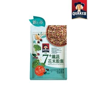 【QUAKER 桂格】免浸泡7+纖蔬花米穀飯650g