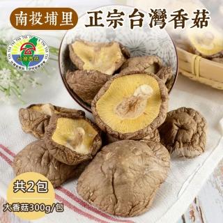 【禾鴻】南投埔里產地直送正宗臺灣大香菇大包裝x2包(300g/包)