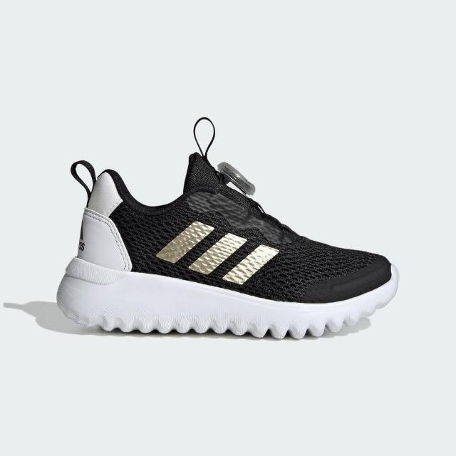 【adidas 愛迪達】Activeflex Boa 3.0 K 中童 慢跑鞋 運動 休閒 舒適 緩震 黑金(IG0588)