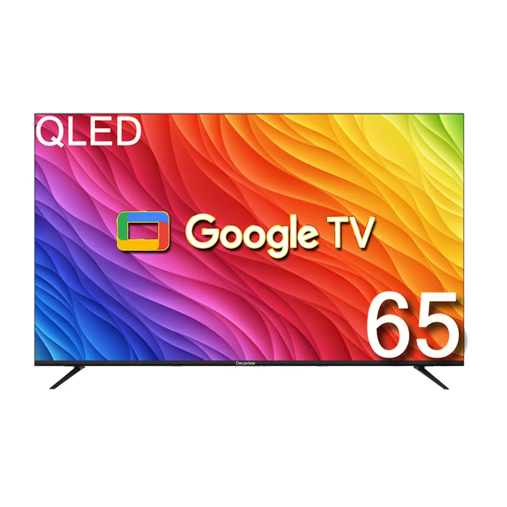 【DECAMAX】65型 4K 量子點 QLED Google TV 智慧聯網液晶顯示器(DMG-65SA-QLED)