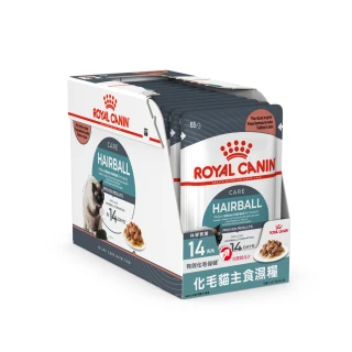 【ROYAL 法國皇家】化毛成貓專用濕糧 IH34W 85Gx12包/盒(新舊包裝隨機出貨/主食餐包/全齡貓)