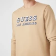 【GUESS】男裝 造型提案 LOGO 運動 T-shirt 長袖T恤 大學T 衛衣 男女適穿 長T(黃)