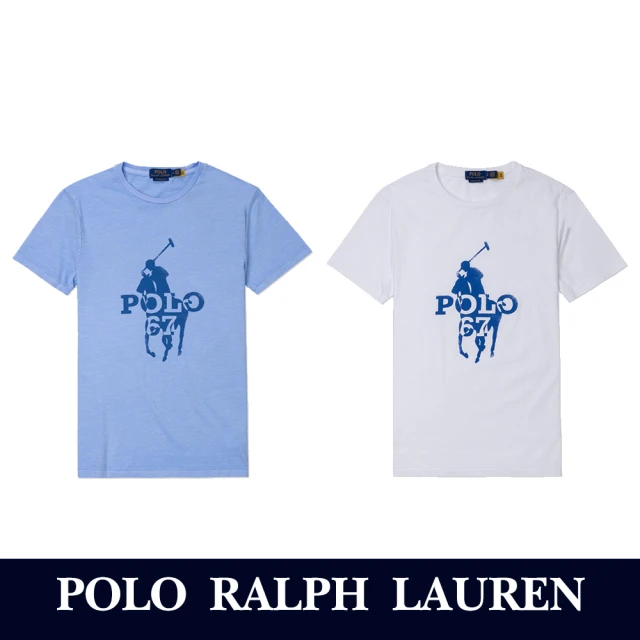 RALPH LAUREN RL POLO 雙11特殺 經典印刷標誌圖案短袖T恤 上衣-多色組合(平輸品/春夏必備/百搭舒適)