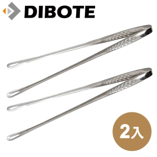 【DIBOTE 迪伯特】301不鏽鋼韓式烤肉夾11吋(2入)