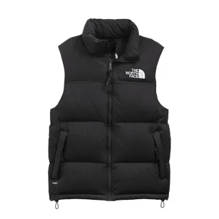 【The North Face】TNF 防潑水保暖 羽絨背心 M 1996 RETRO NUPTSE VEST 男 黑(NF0A3JQQLE4)