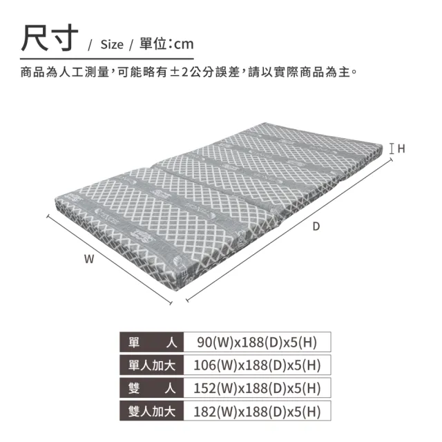 【IHouse】卡萊爾名床 銀離子抗菌床墊 雙人5尺(偏軟)